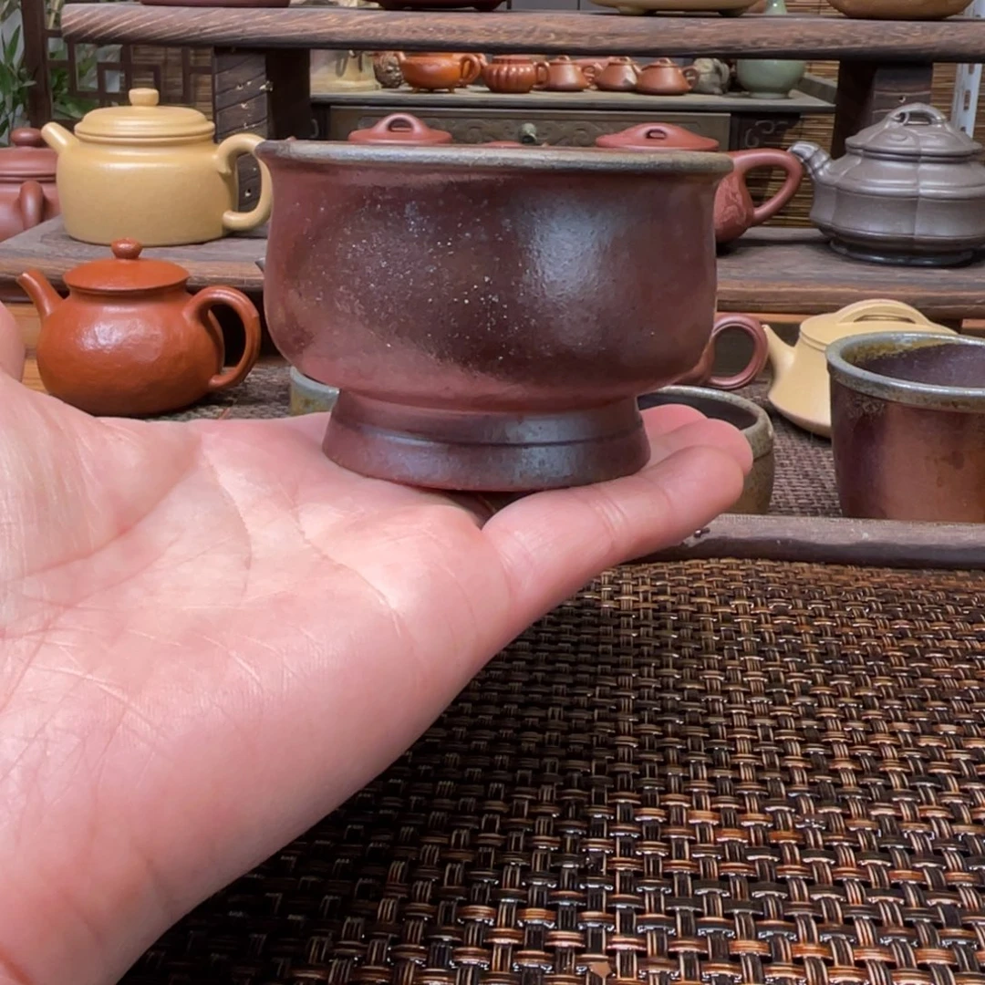 紫砂茶壶宜兴原矿紫砂手工制120