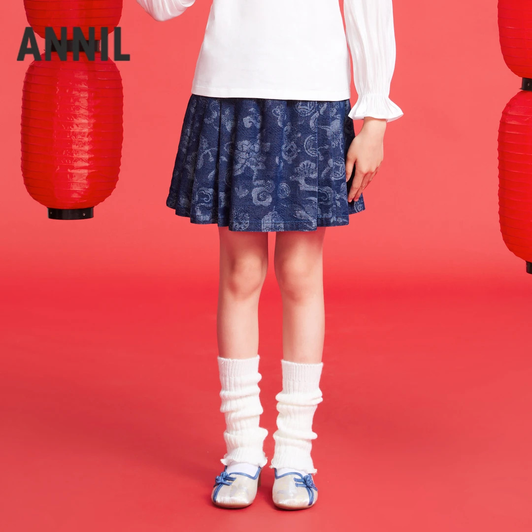 女大童 牛仔半裙 AG513526