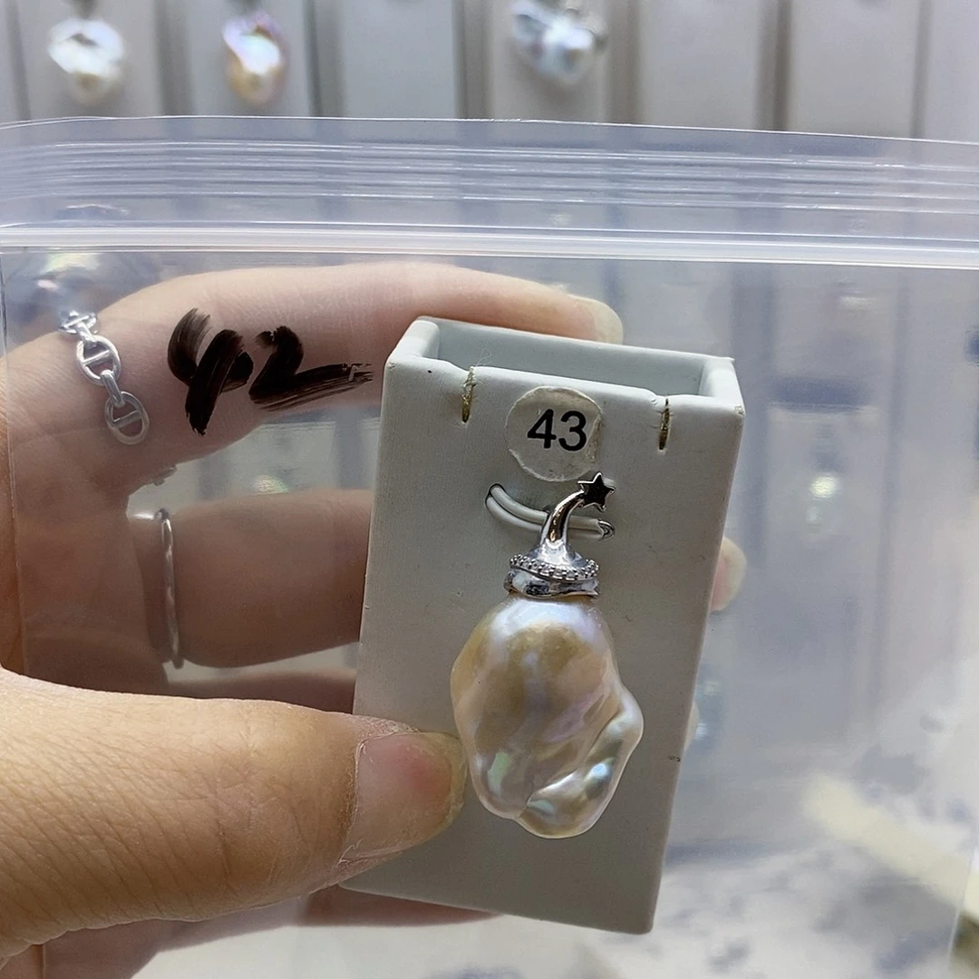 颈饰合金淡水珍珠