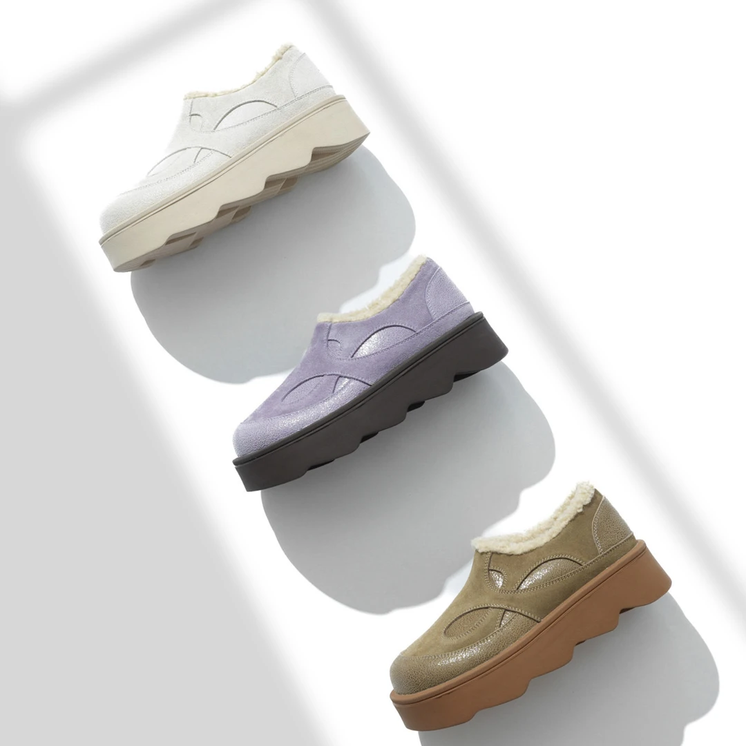 原创新品首发真皮棉鞋2024年新款软底敲软敲舒适女单鞋8269