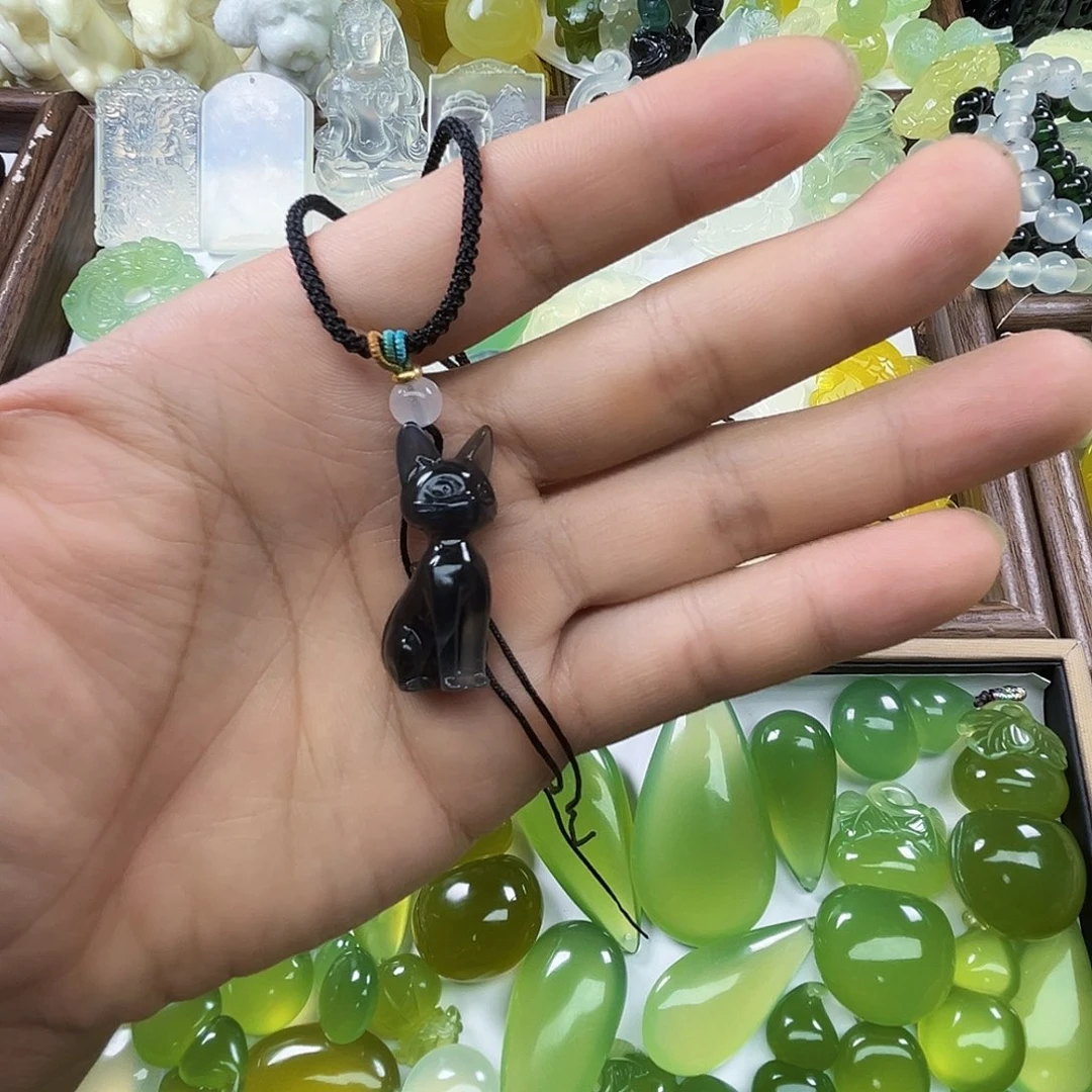 未镶嵌岫玉吊坠(不含链)三**坊