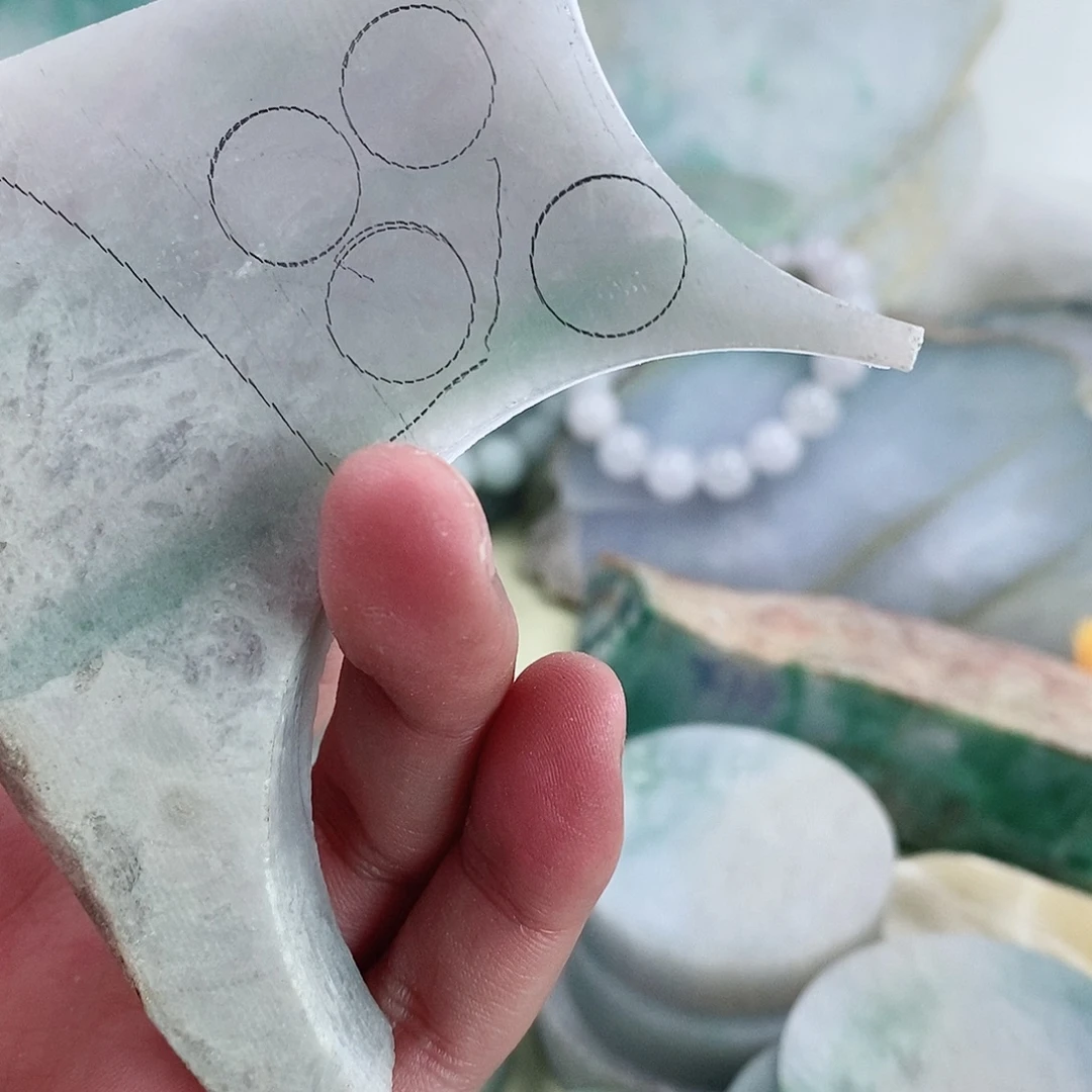 翡翠散珠天然缅甸翡翠a货11