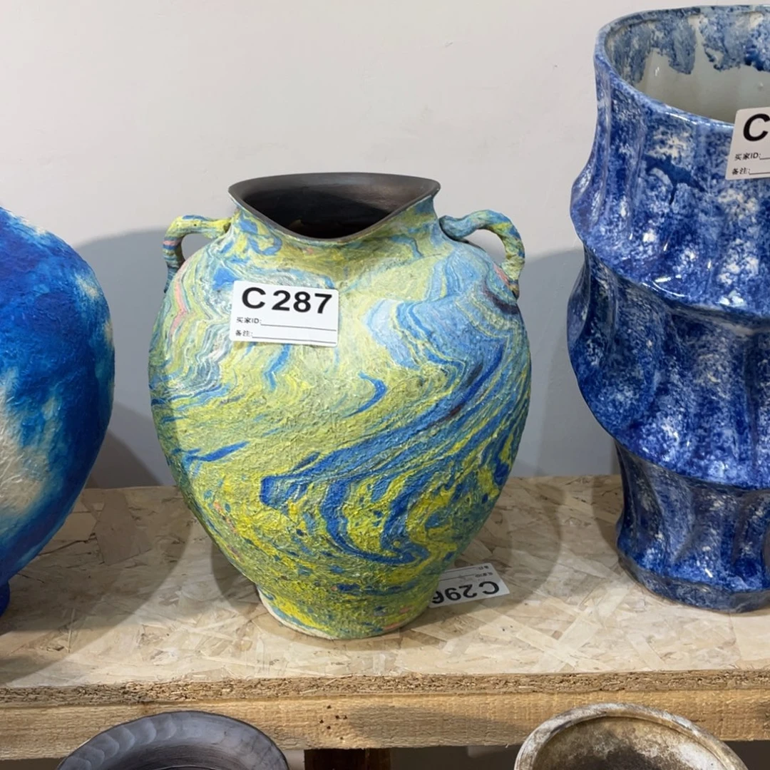 白泥花瓶景德镇陶瓷高度