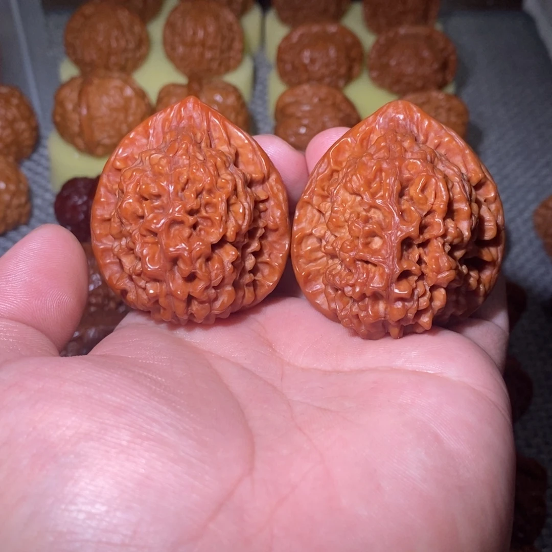 文玩核桃把件44官帽