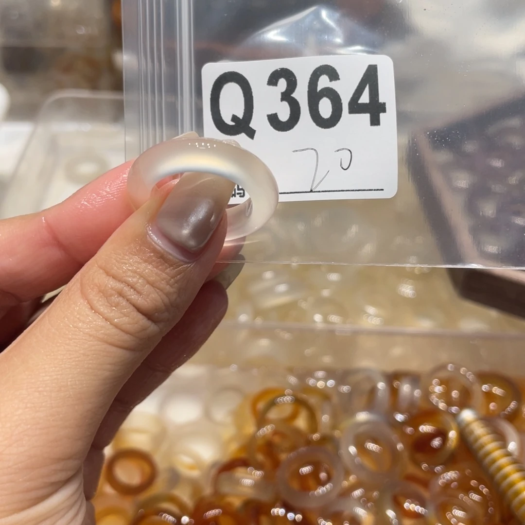 玛瑙/玉髓未镶嵌戒指364