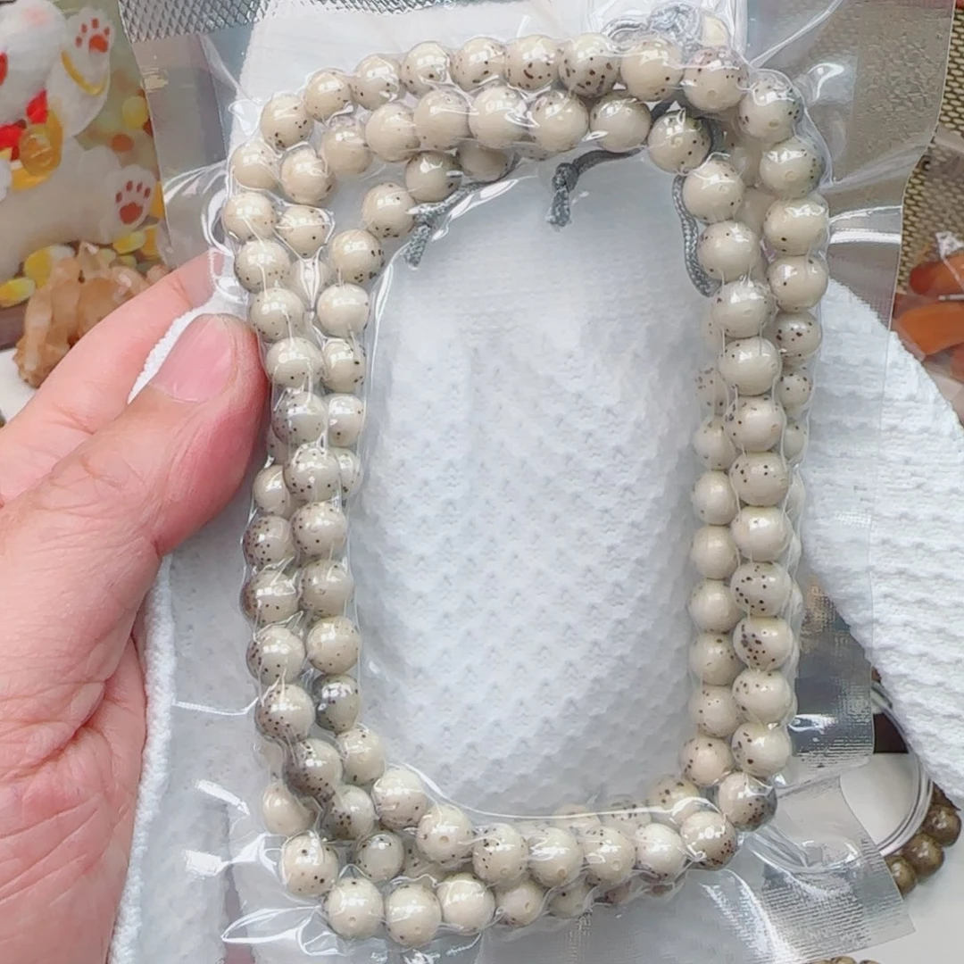 星月菩提手串通体留白月朗星稀108-8mm