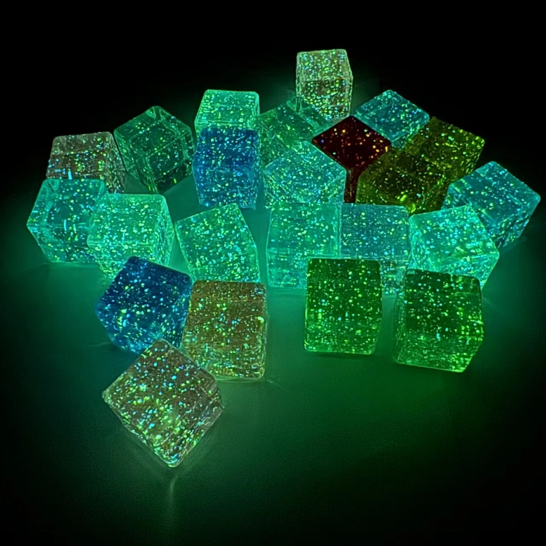 【直播拆】新款DIY平面炫彩仿真冰块18mm*18mm