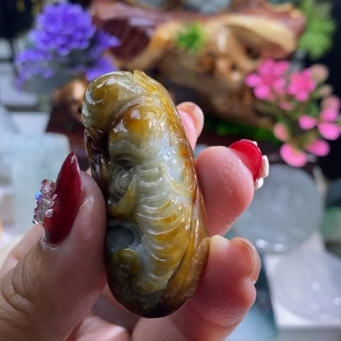 【闪购商品】颈饰未镶嵌翡翠象