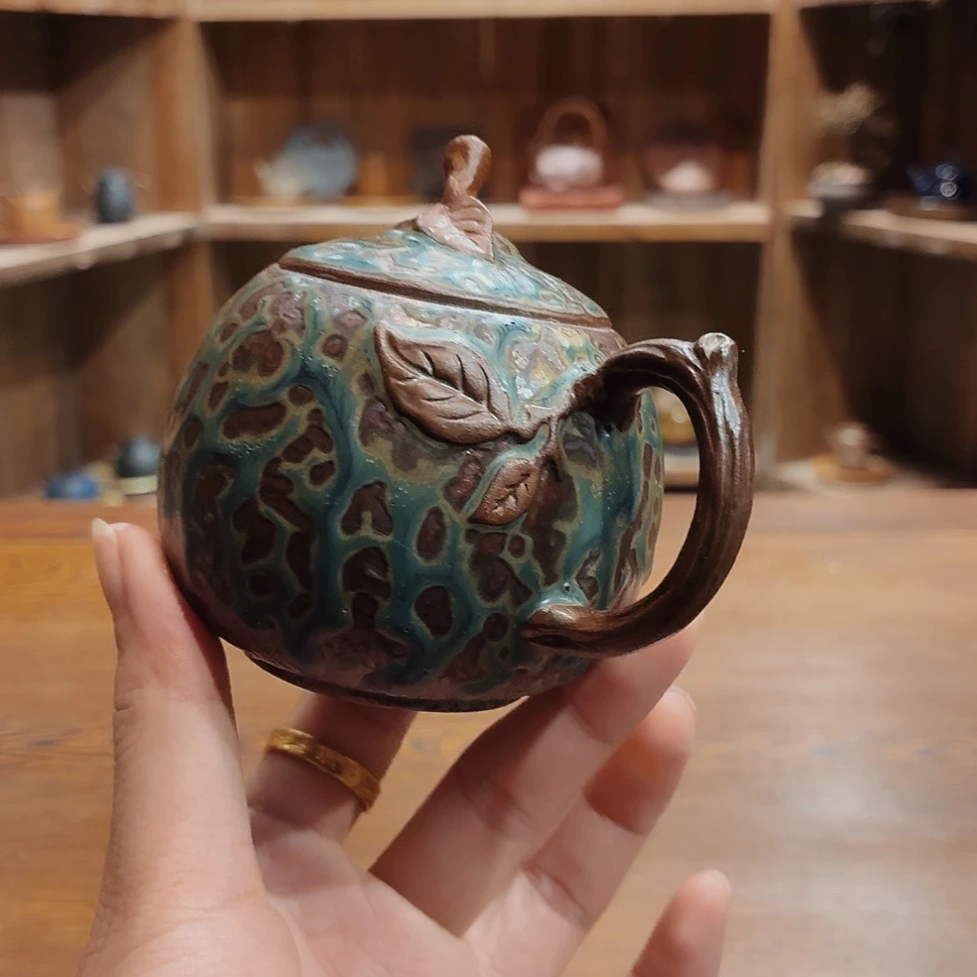 柴烧老岩泥茶器皿