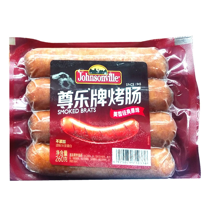 尊乐 美国经典原味 烤肠 260g/盒
