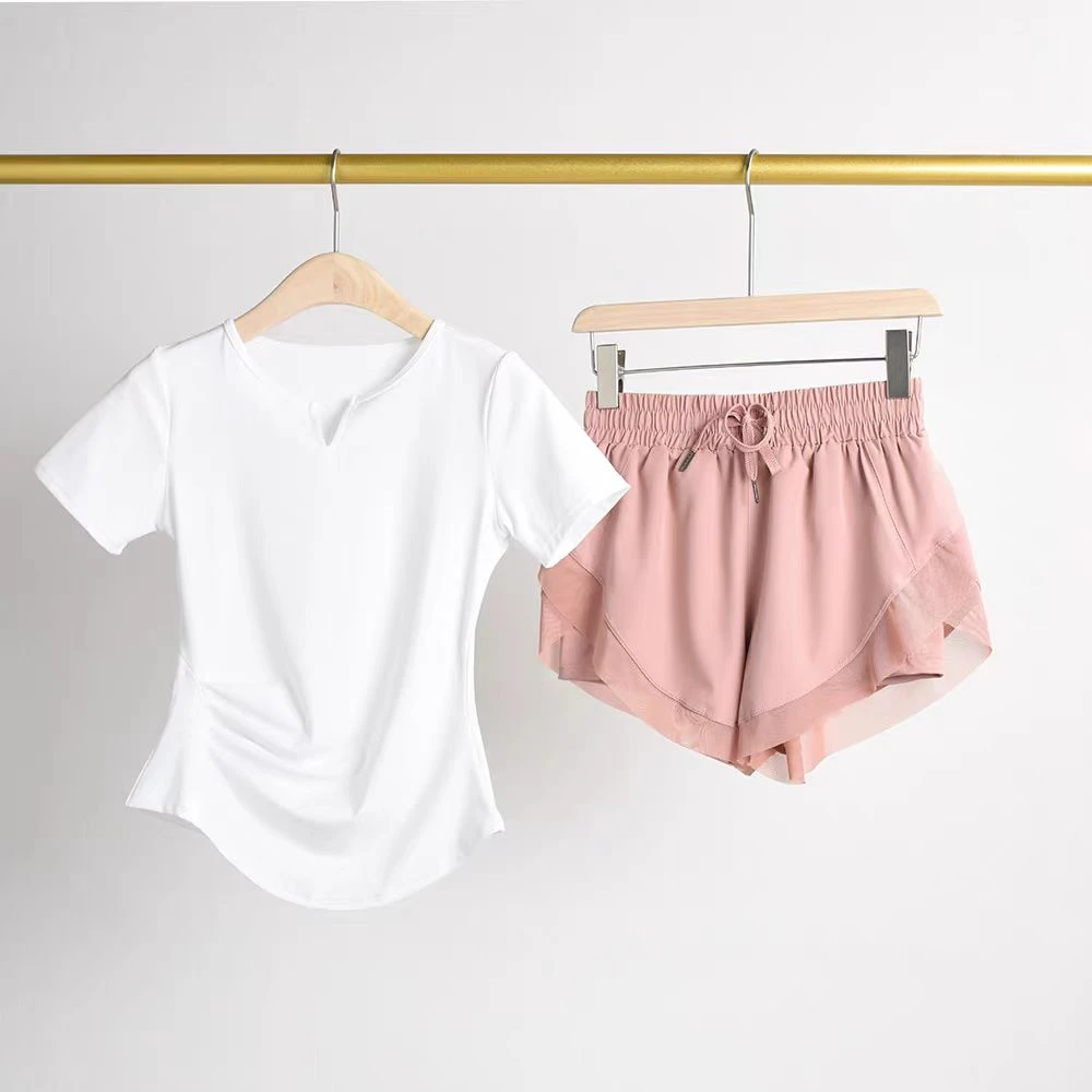 C301-C400夏季短袖瑜伽长裤性感美背