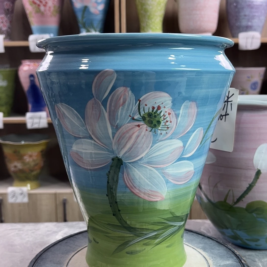 景德镇陶瓷花盆花盆