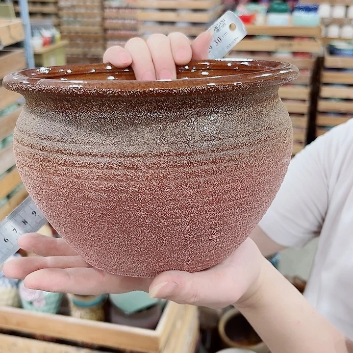 有孔.凑单10元陶瓷花盆发货！