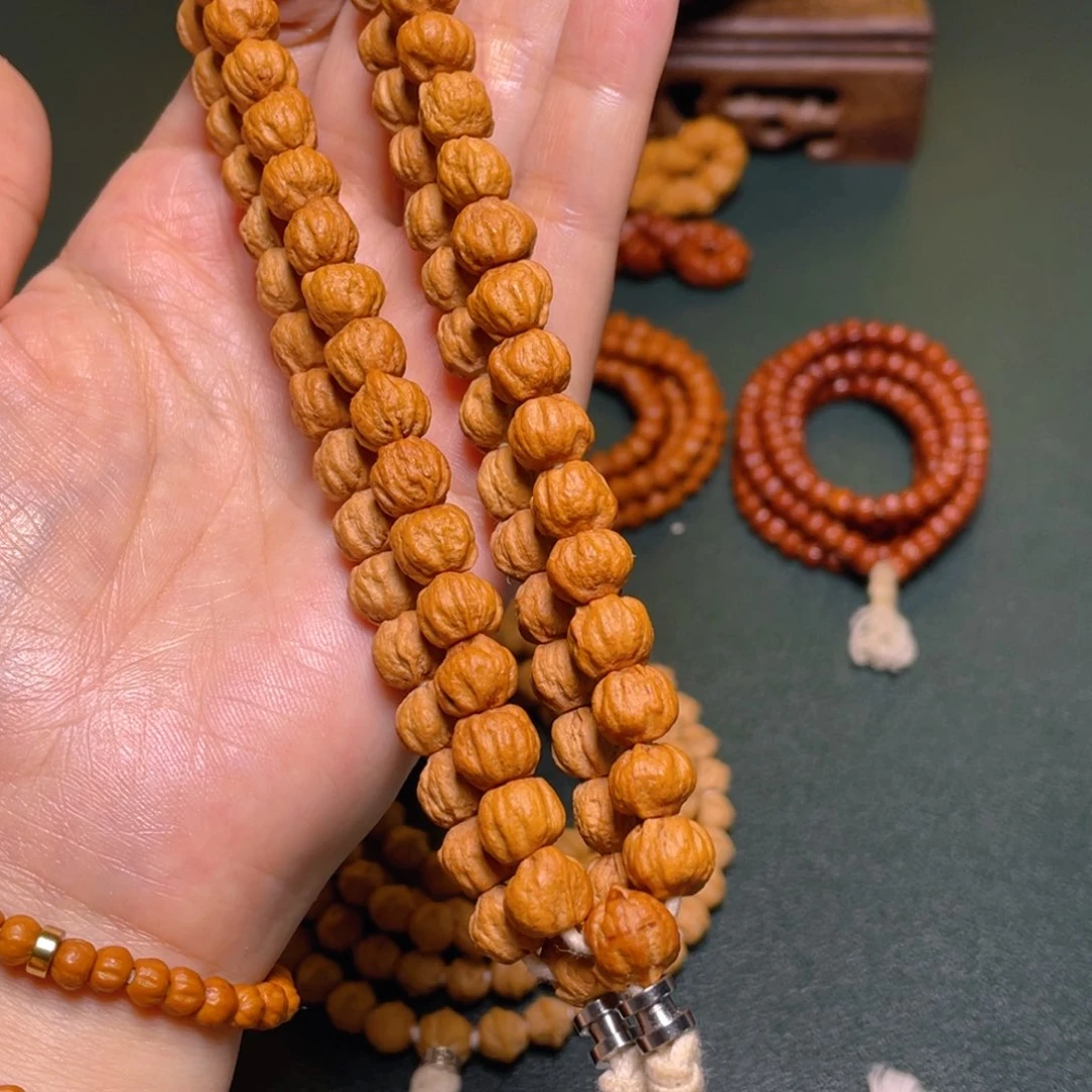 柏香籽/百香籽吊坠拉丝南瓜手持