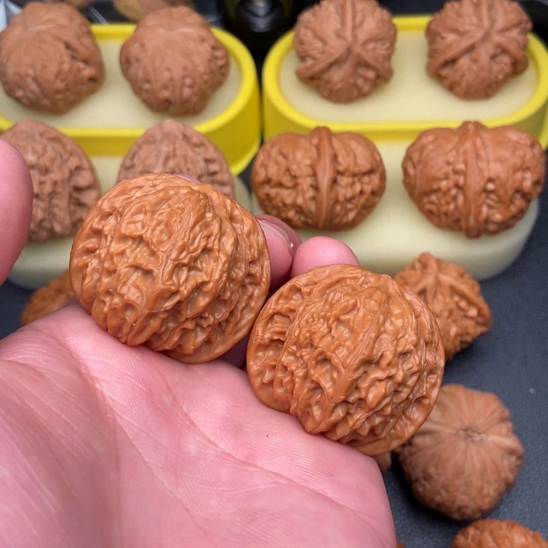 文玩核桃把件房山磨盘39