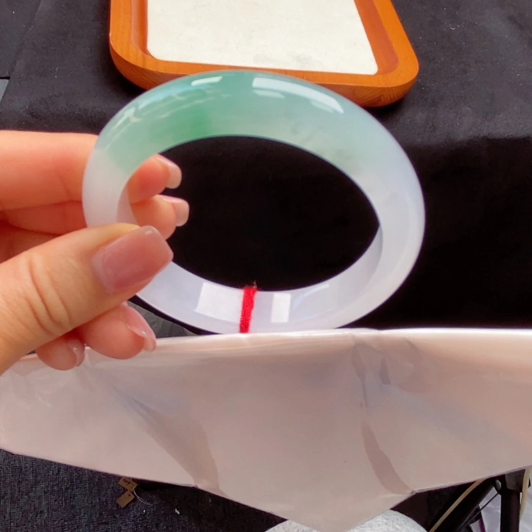 未镶嵌手镯翡翠56.3翡翠a货手镯