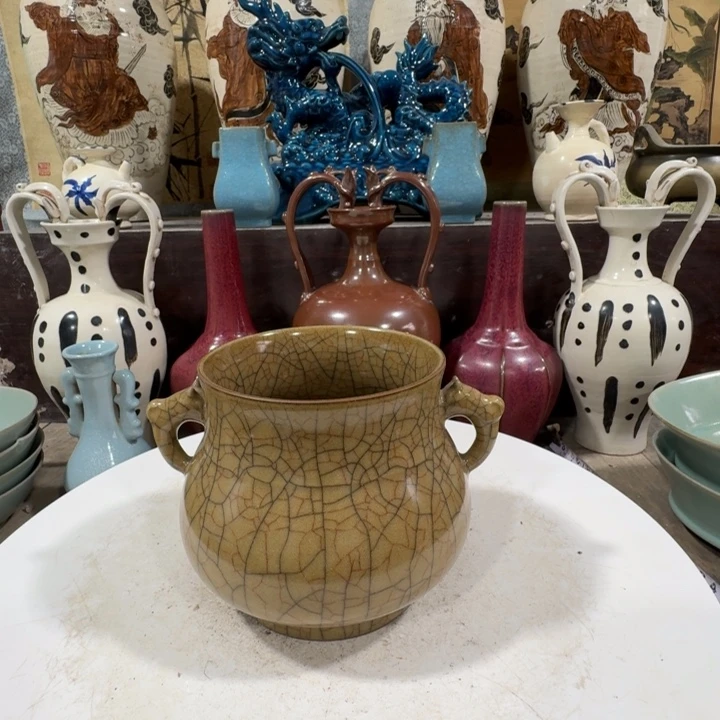茶盏手工制作陶瓷摆件