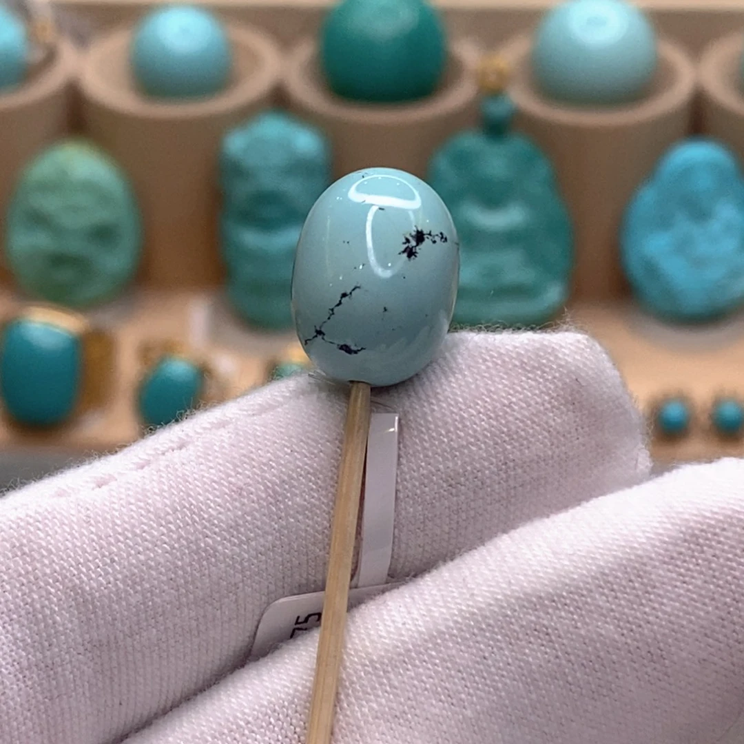 绿松石未镶嵌珠宝奇石11mm