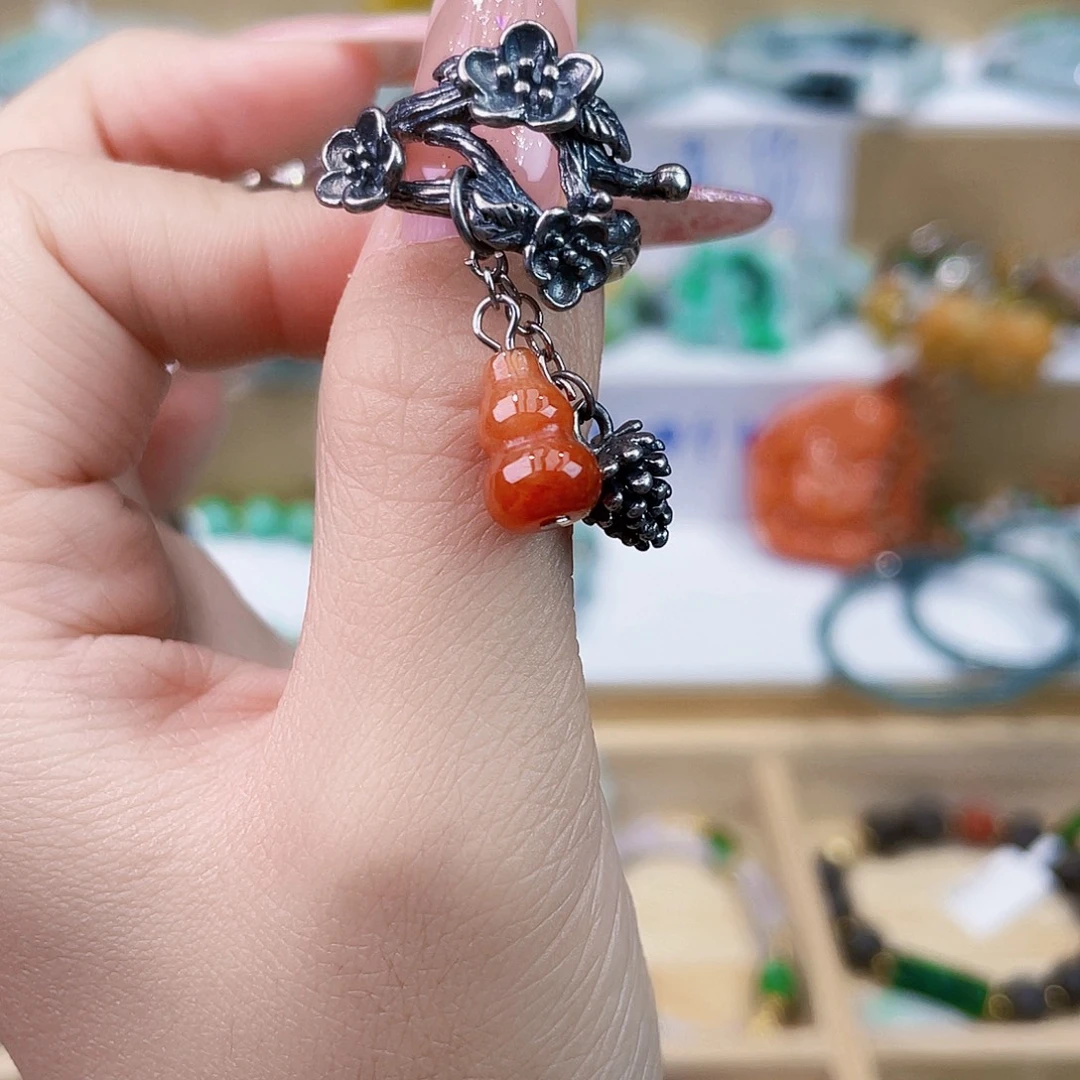 翡翠未镶嵌手链戒指