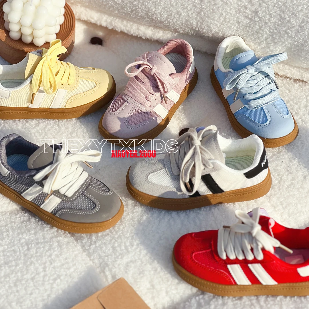 【New德训】夏季新款儿童休闲欧若风单网防滑网鞋运动鞋鞋子ins