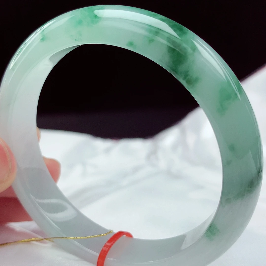 翡翠未镶嵌手镯54圈440