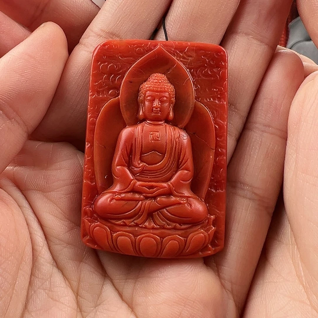 南红玛瑙吊坠未镶嵌凤****生