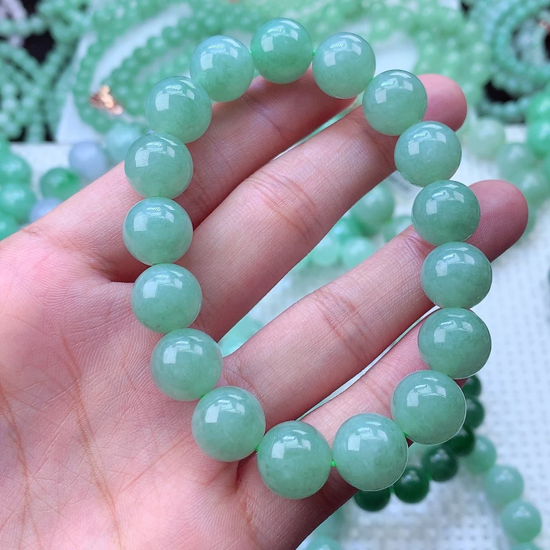 翡翠未镶嵌毛衣链