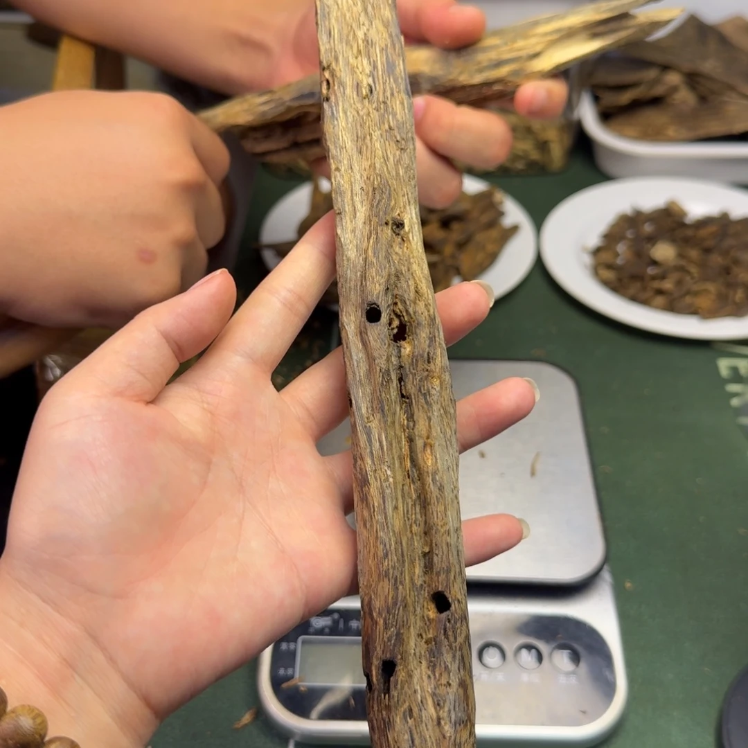 沉香沉香碎屑奇楠虫漏金沙叶46克