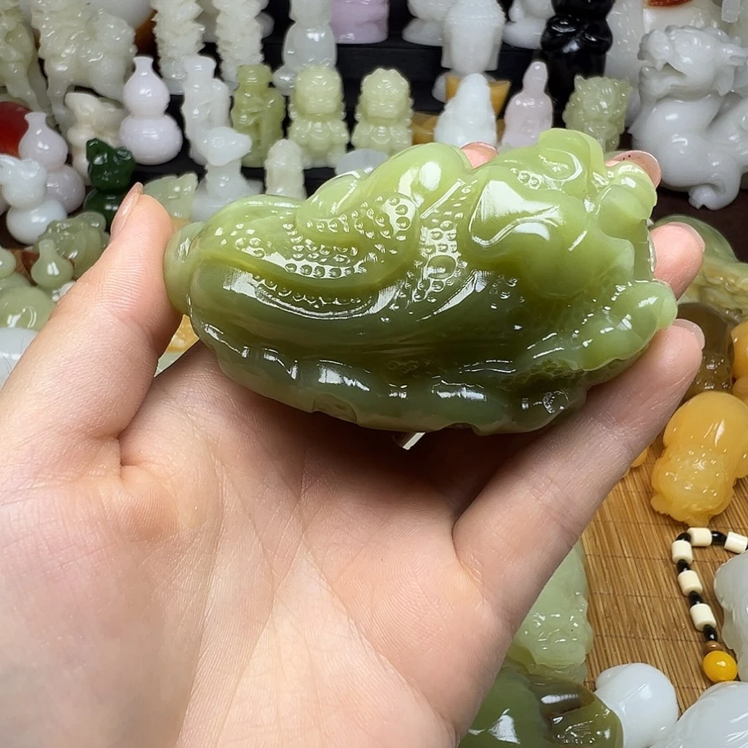 石材兮*湖水绿手把白菜