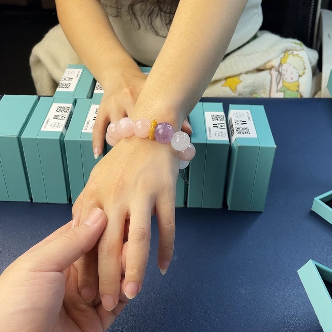 水晶银S925镶嵌手链