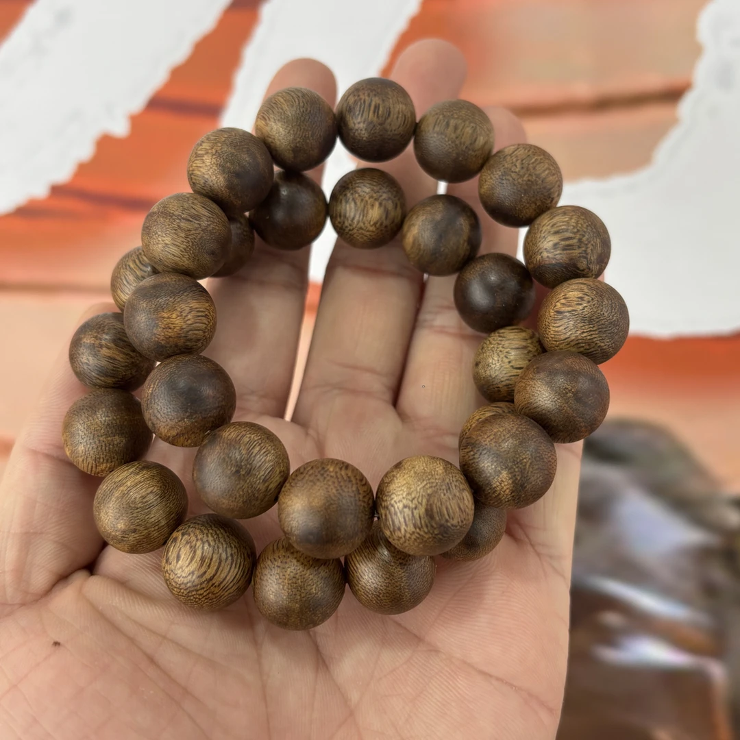 沉香【森海沉香】18克收藏莺歌绿手串（多样性发货一条）