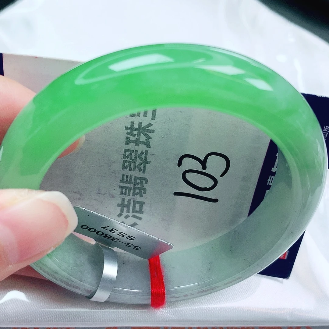 翡翠未镶嵌手镯缅甸天然A货翡翠手镯