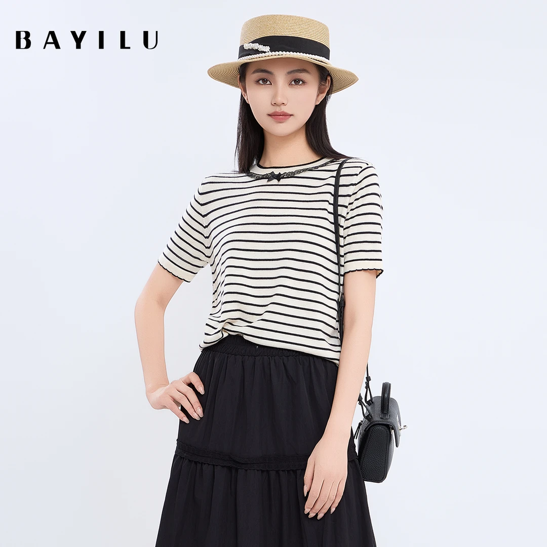 【品牌】芭依璐女装夏季新款时尚毛衣95S0312Z