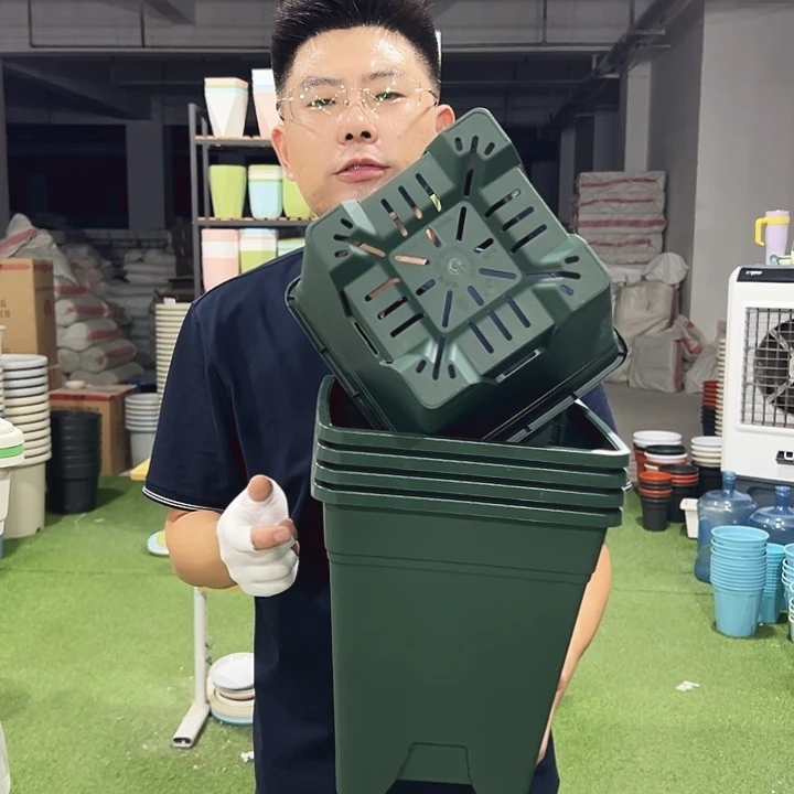 方盆口23高26军绿5只无托