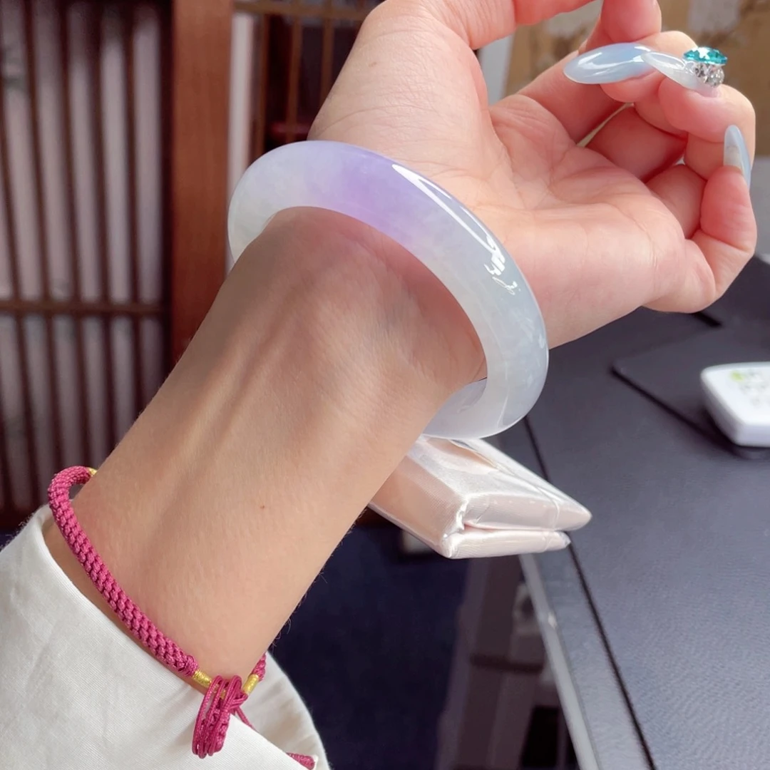 翡翠手镯未镶嵌5354圈9942