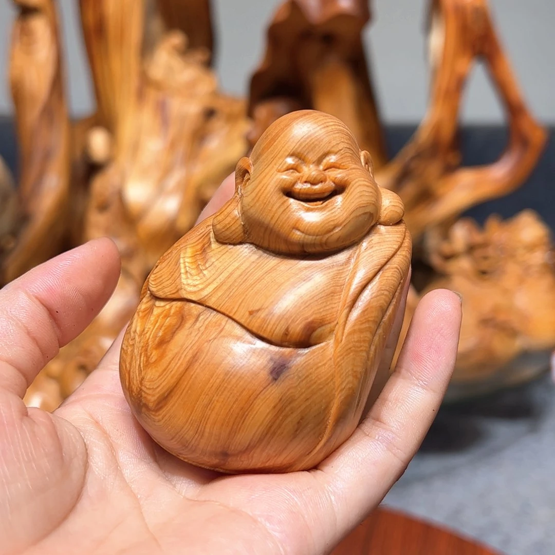 柏木崖柏木手把件摆件