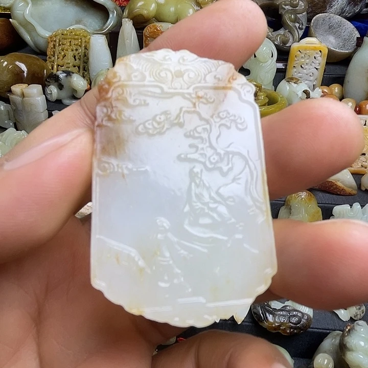 颈饰未镶嵌和田玉