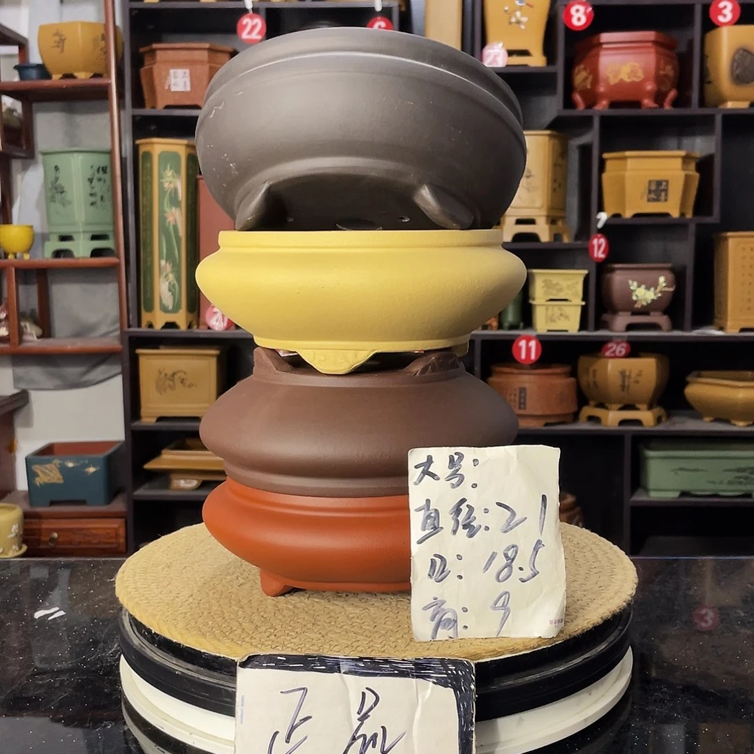 D-盆尚好紫砂花盆