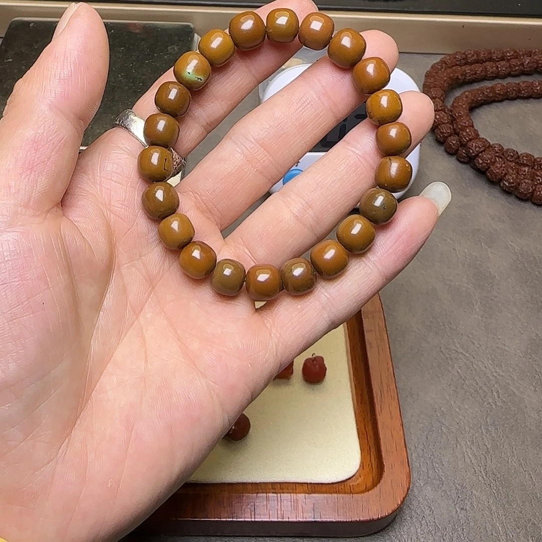 和田玉（糖玉）未镶嵌手链长188宽7479高7271