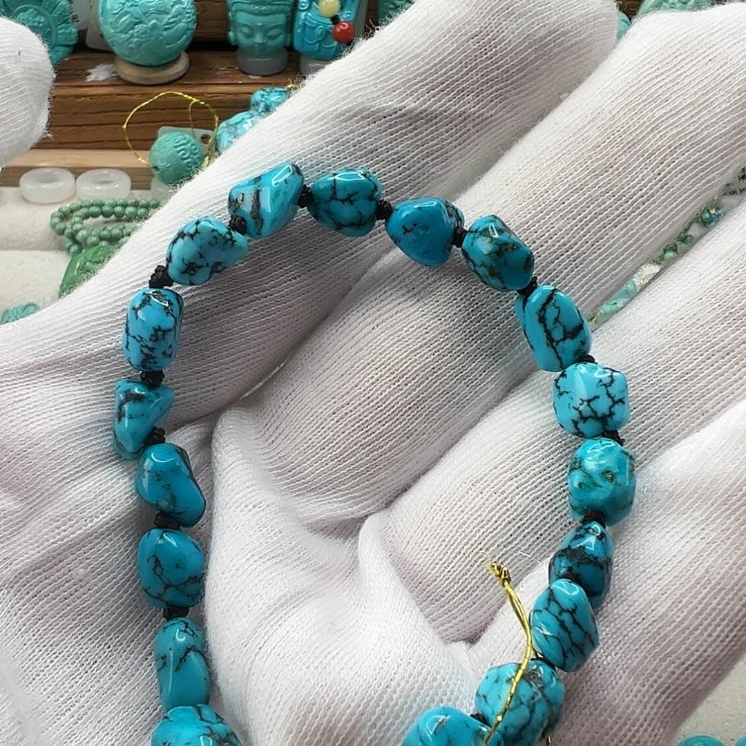 绿松石随形手串 未镶嵌