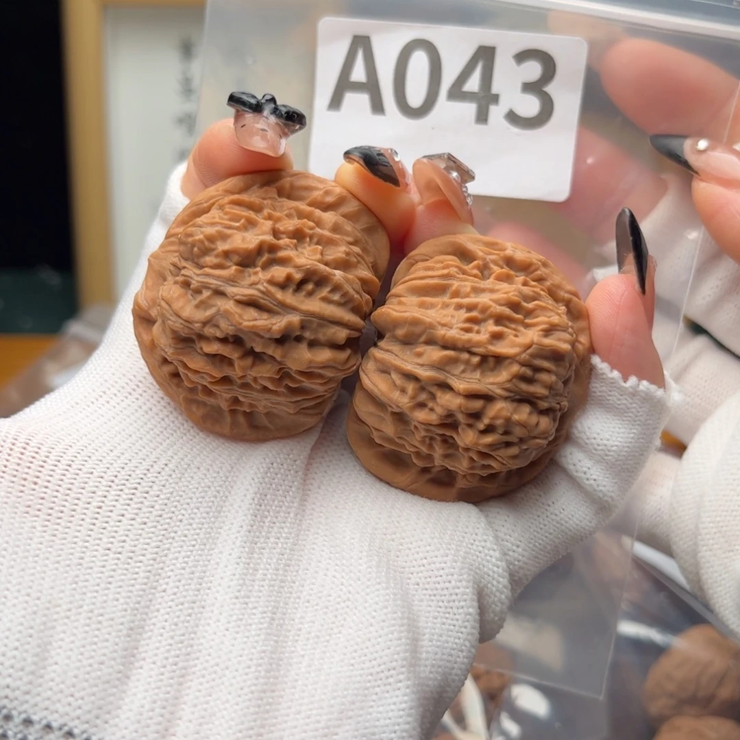 把件文玩核桃42四喜a043