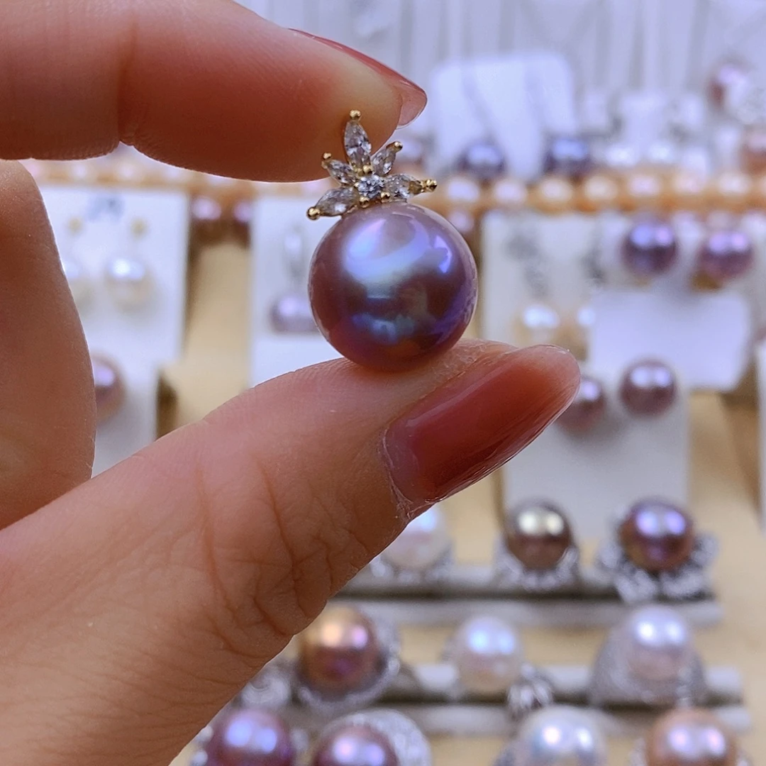 未镶嵌淡水珍珠吊坠(赠链)