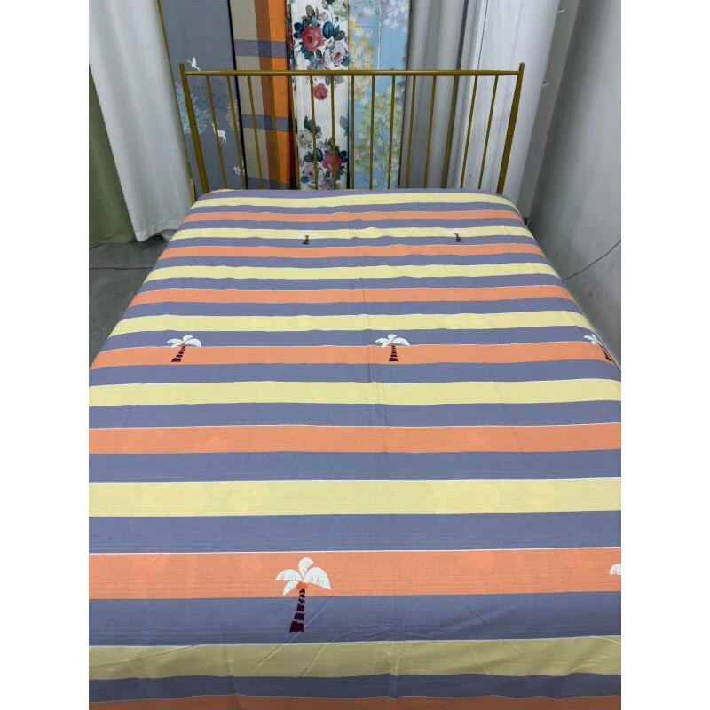 [椰子树]-加厚加密锻条提花床单面料200*245cm（正负5cm）