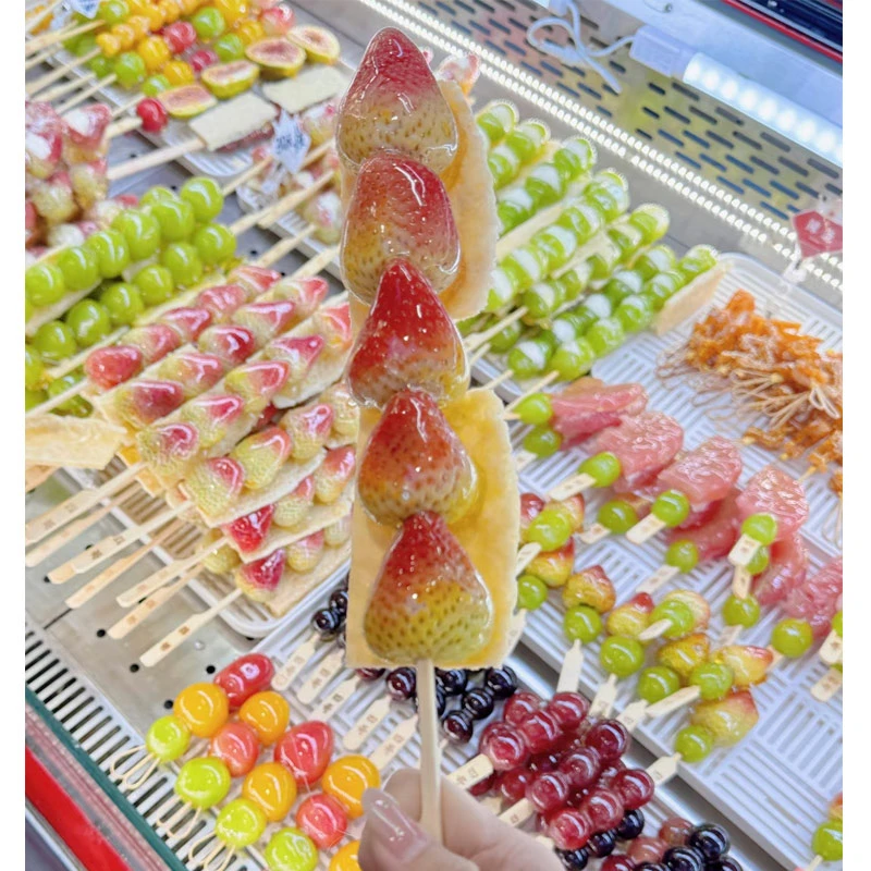 【奶皮子糖葫芦】草莓葡萄山楂新鲜水果奶皮子
