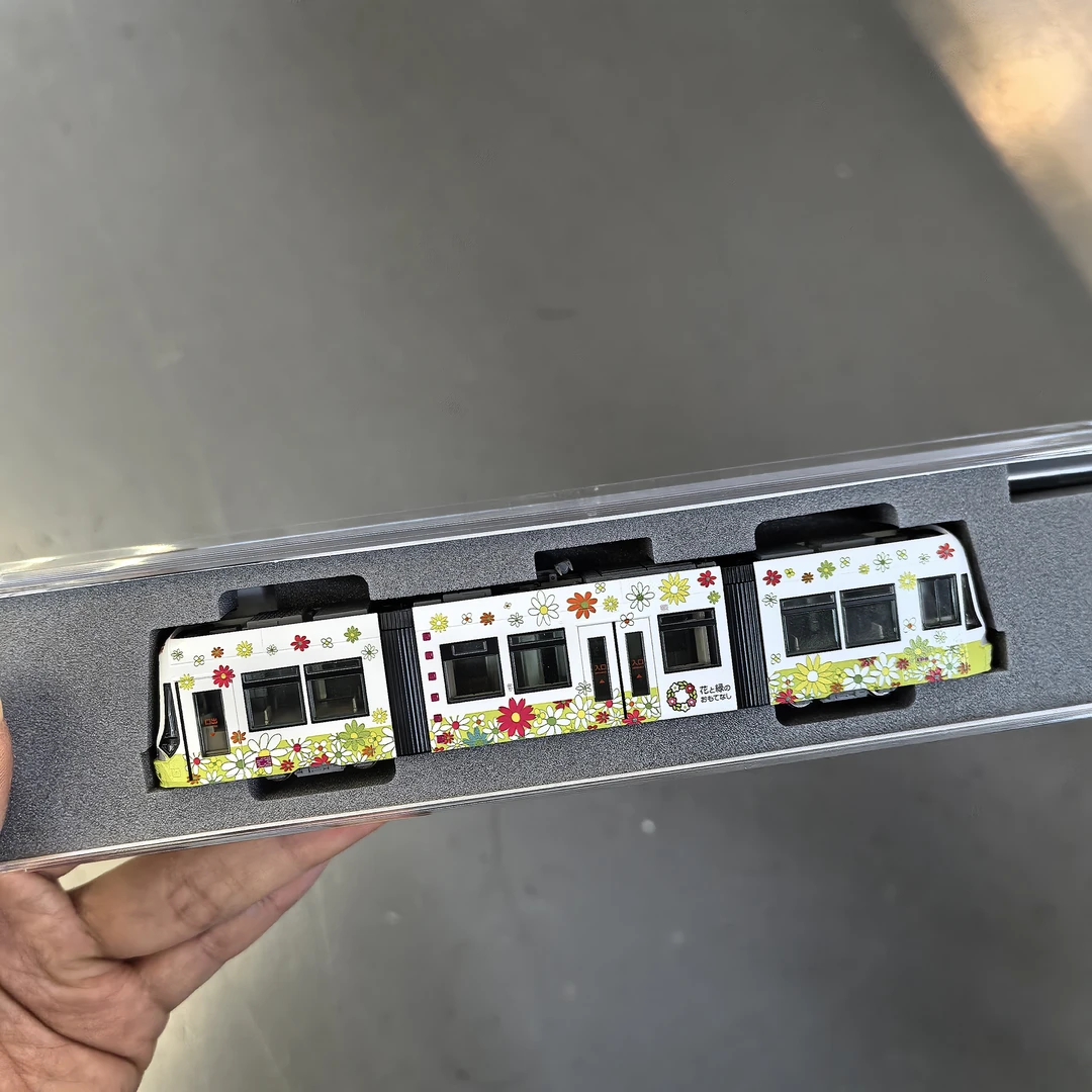 【现货】KATO 14-804-6广岛电铁1002型 N比例火车模型