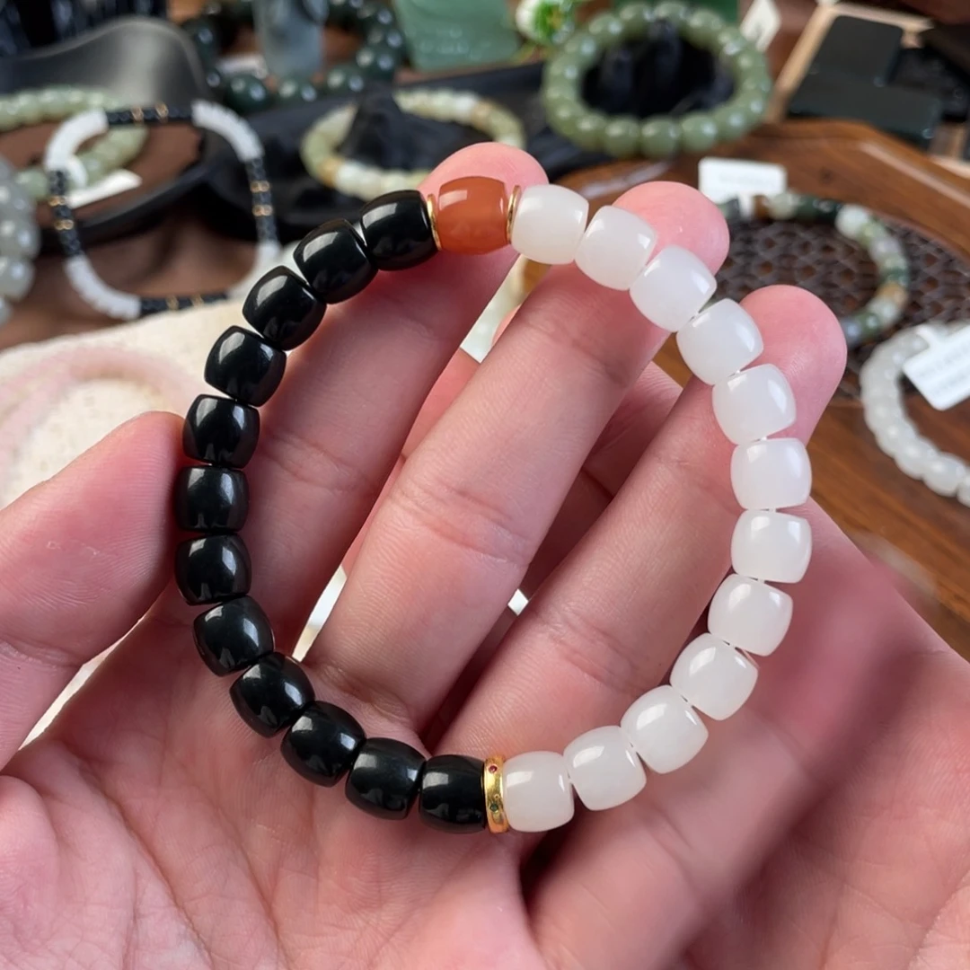 未镶嵌手串和田玉