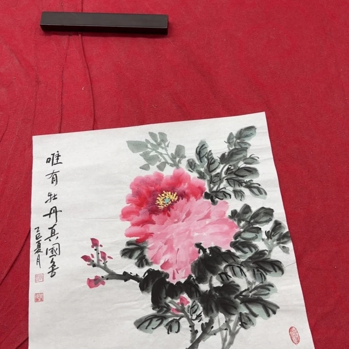 哇***仍国画花鸟等图案为一体而