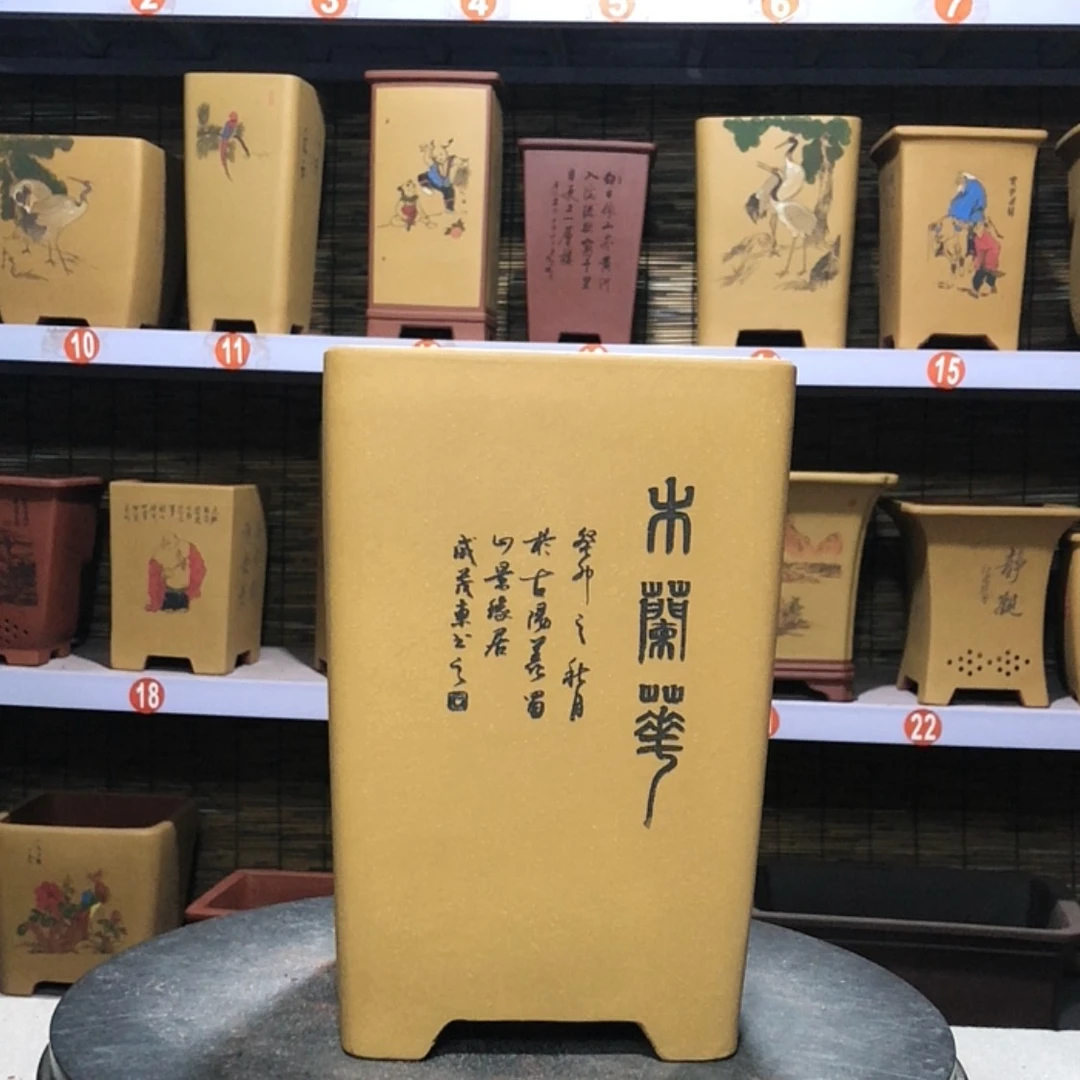 【闪购商品】紫砂花盆花****音手工制作