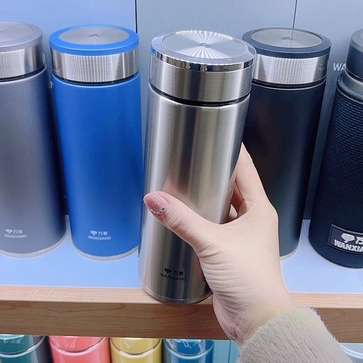 万象品牌保温杯H11-500钛银色