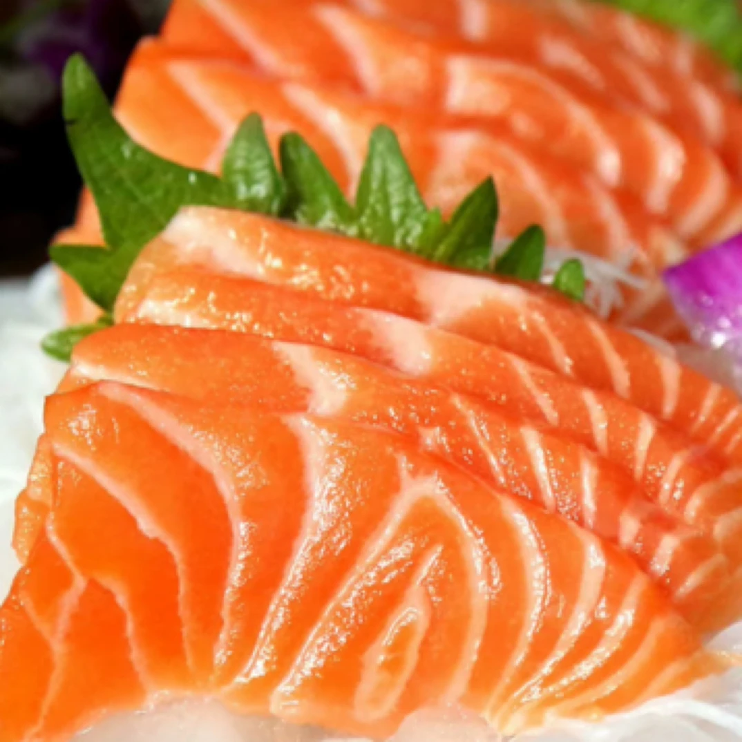 冰鲜三文鱼当日现切